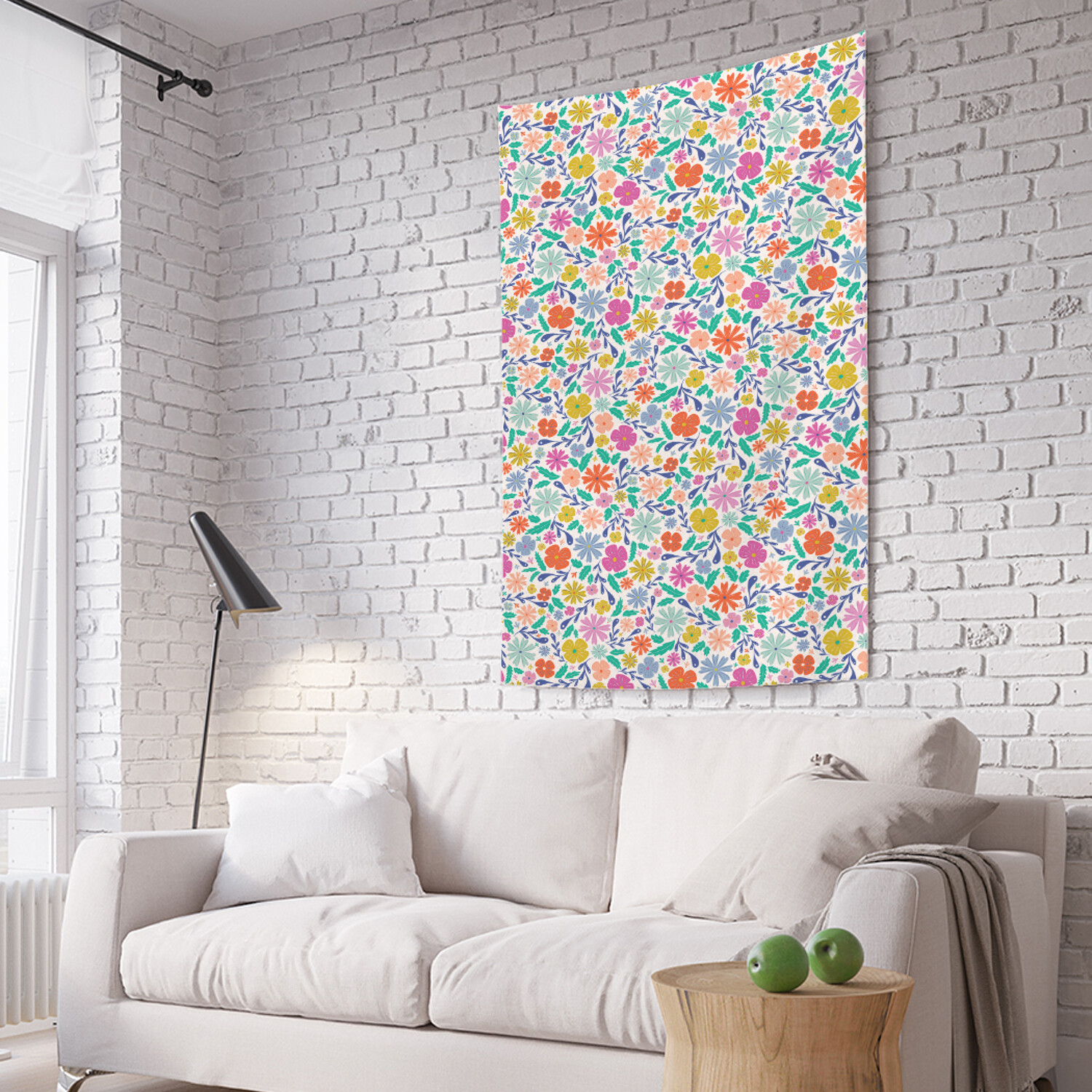 

Вертикальное фотопанно на стену Настроение - весна из ткани 150х200 см, Настроение - весна