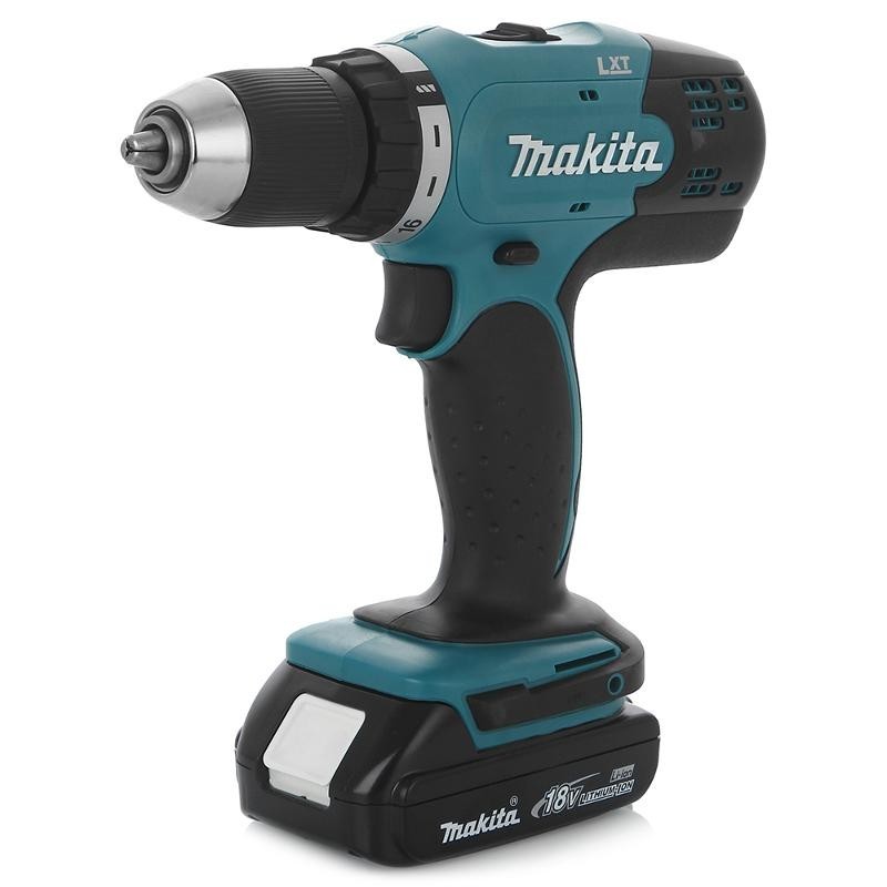 фото Дрель-шуруповерт makita ddf453syx4 (кейс в комплекте)