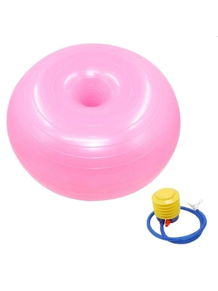 фото Мяч без массажного эффекта rekoy fit-ponch pink, 50 см