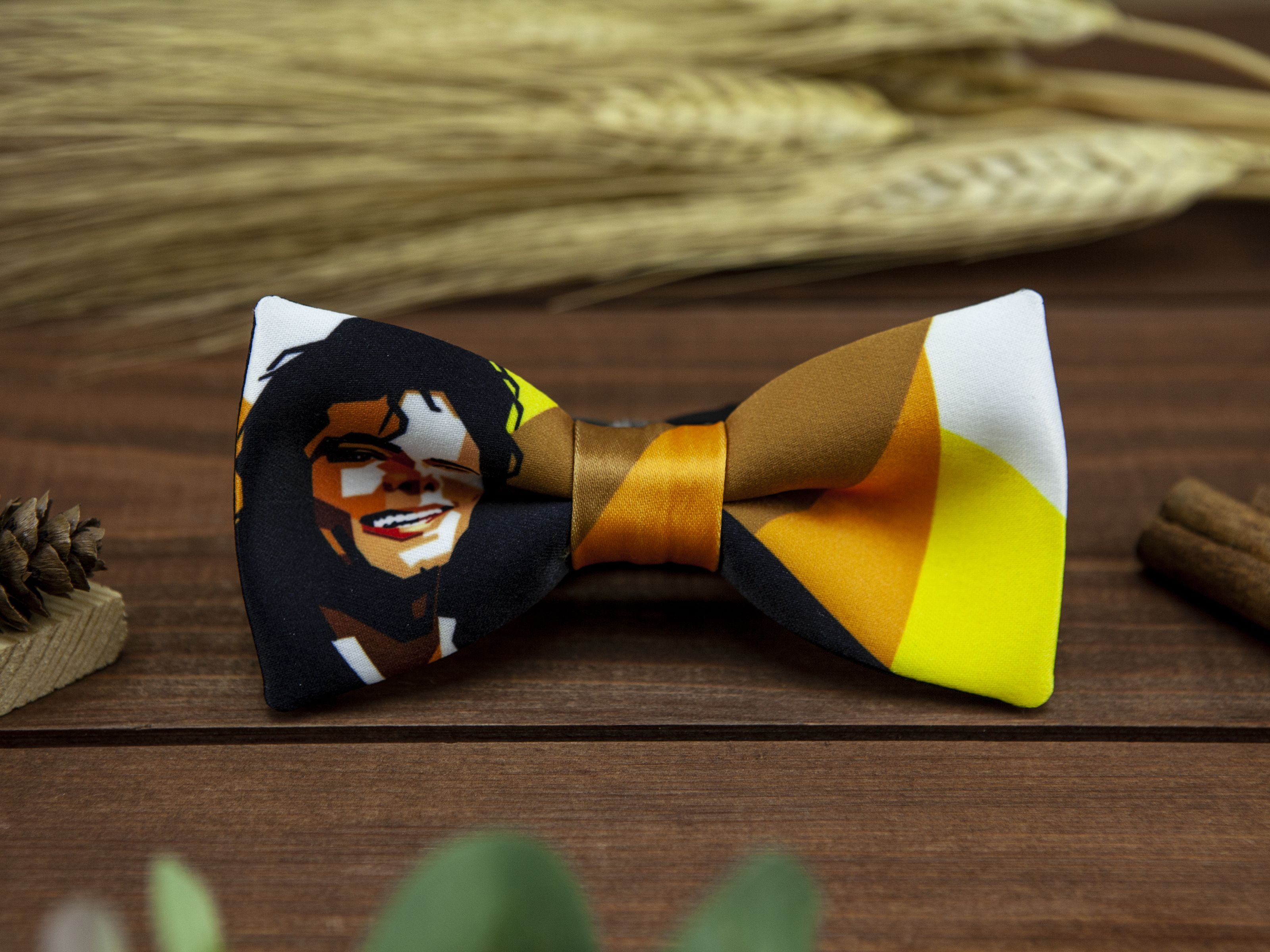 Галстук-бабочка мужской 2beMan GB453 желтый