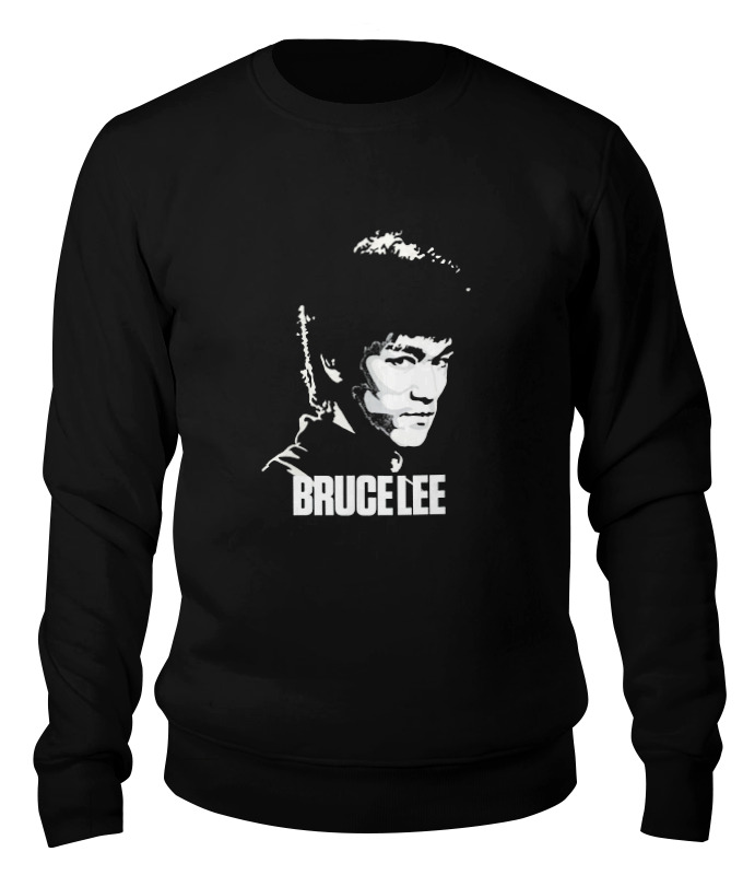 

Свитшот Printio Bruce lee черный L, Bruce lee