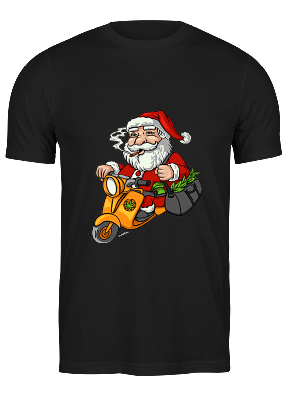 

Футболка мужская Printio Санта . черная 3XL, Санта .