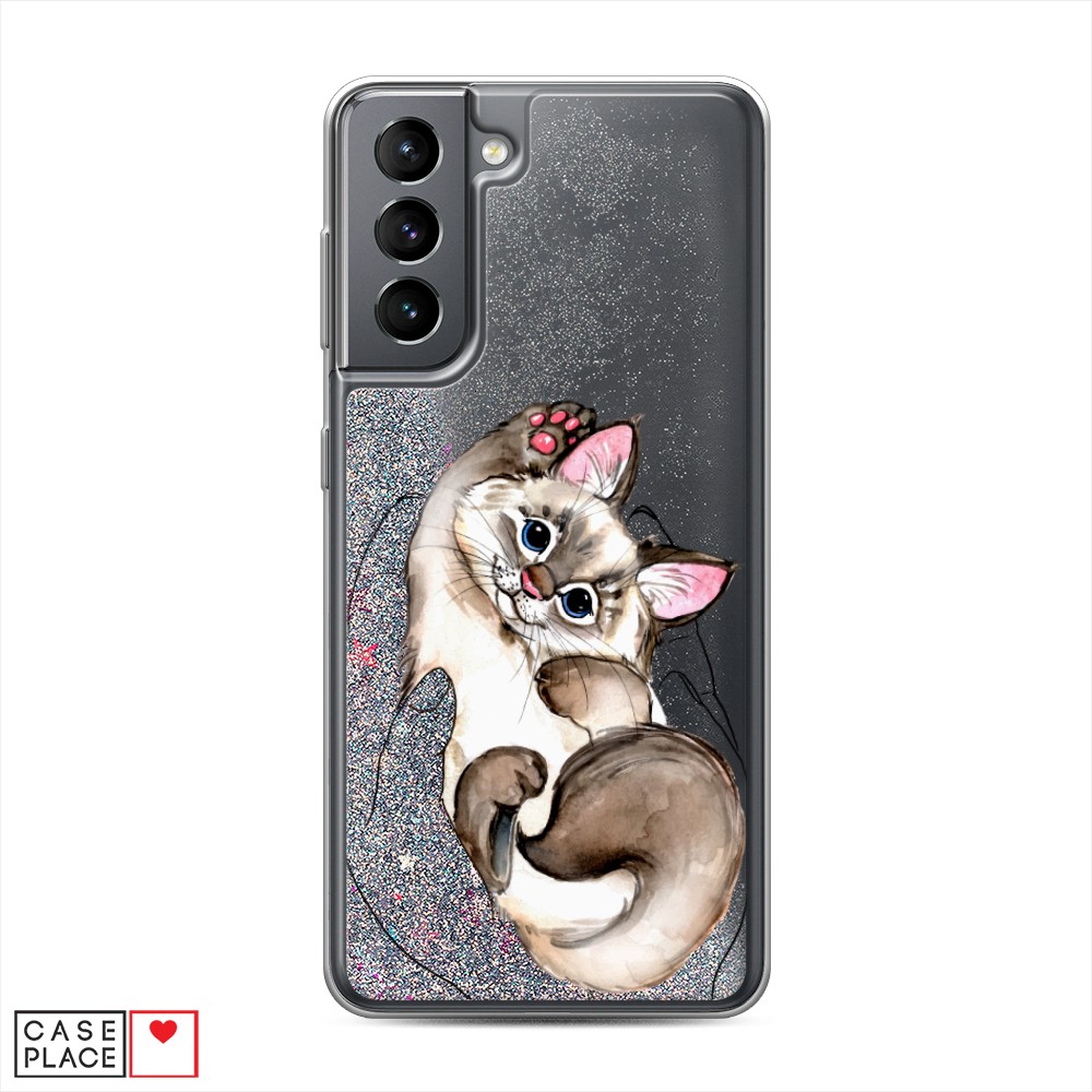 

Чехол Awog на Samsung Galaxy S21 / Самсунг S21 "Котенок в ладошках", Разноцветный, 2101891-1