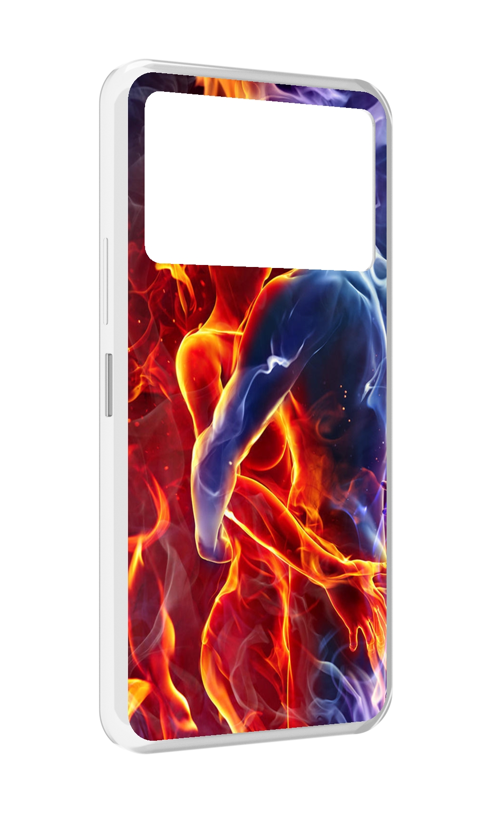 

Чехол MyPads Огонь-вода для Infinix NOTE 12 VIP (X672), Прозрачный, Tocco