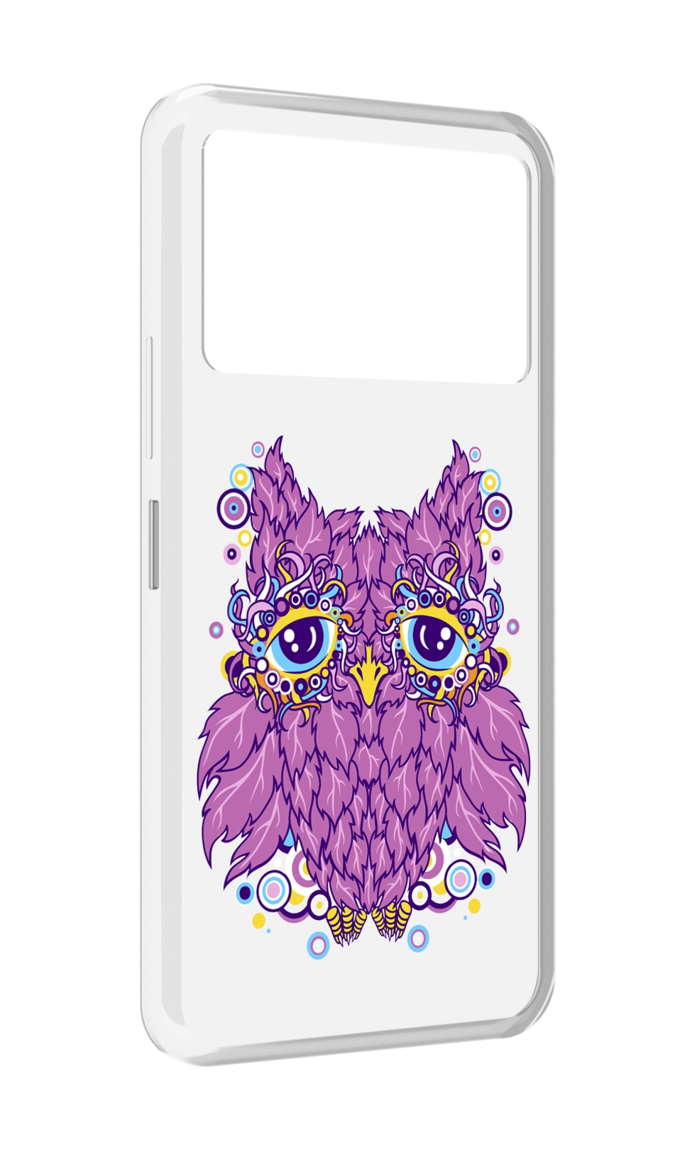 

Чехол MyPads Розовая сова для Infinix NOTE 12 VIP (X672), Прозрачный, Tocco