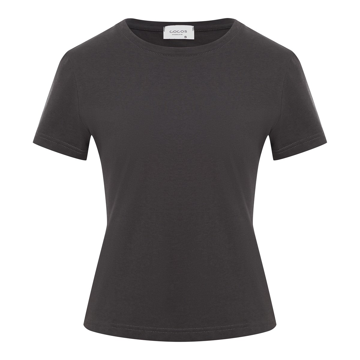 

Футболка женская Cocos 54319 серая S, Серый, 54319