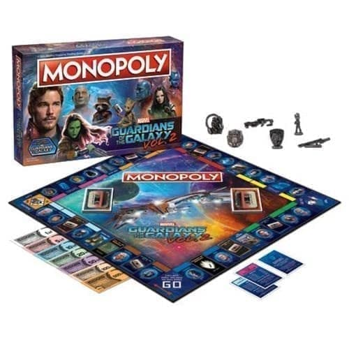 фото Настольная игра монополия стражи галактики (guardians of the galaxy vol. 2 monopoly game) nobrand