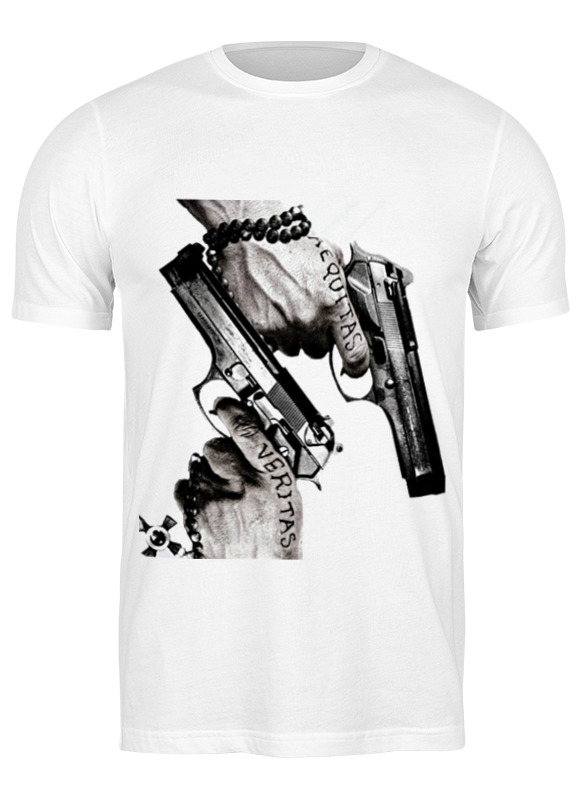 

Футболка мужская Printio The boondock saints белая M, Белый, The boondock saints