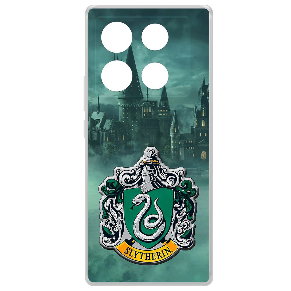 

Чехол-накладка Krutoff Clear Case Гарри Поттер. Слизерин для INFINIX Note 40 Pro, Прозрачный