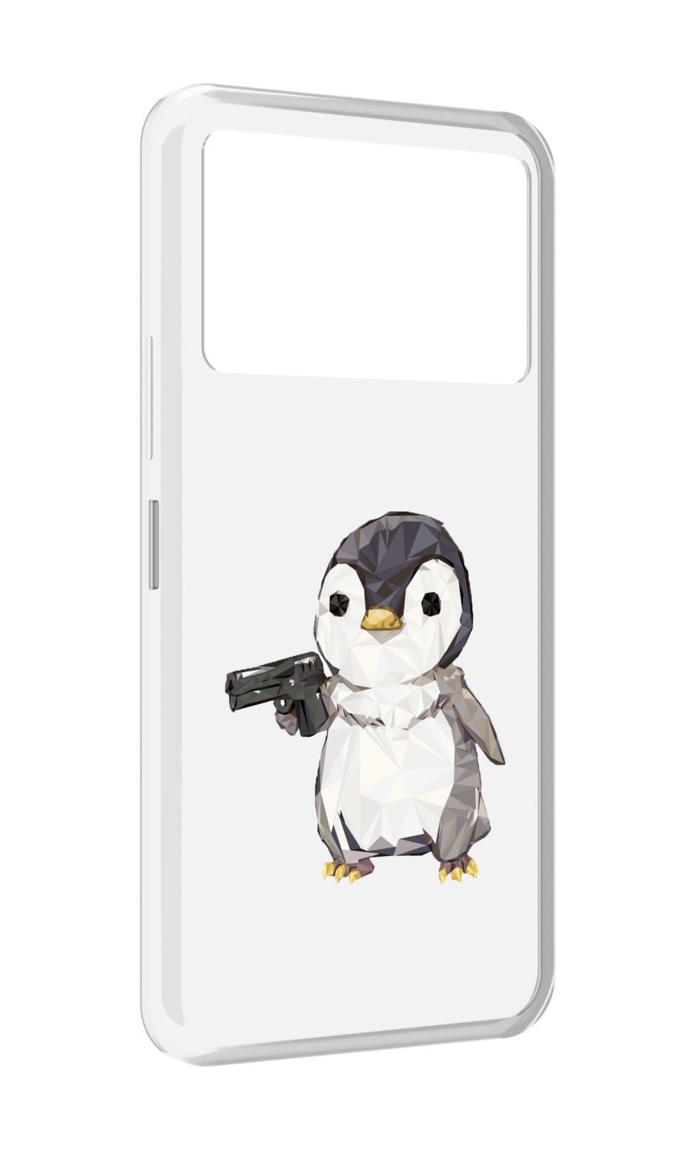 

Чехол MyPads Пингвин детский для Infinix NOTE 12 VIP (X672), Прозрачный, Tocco
