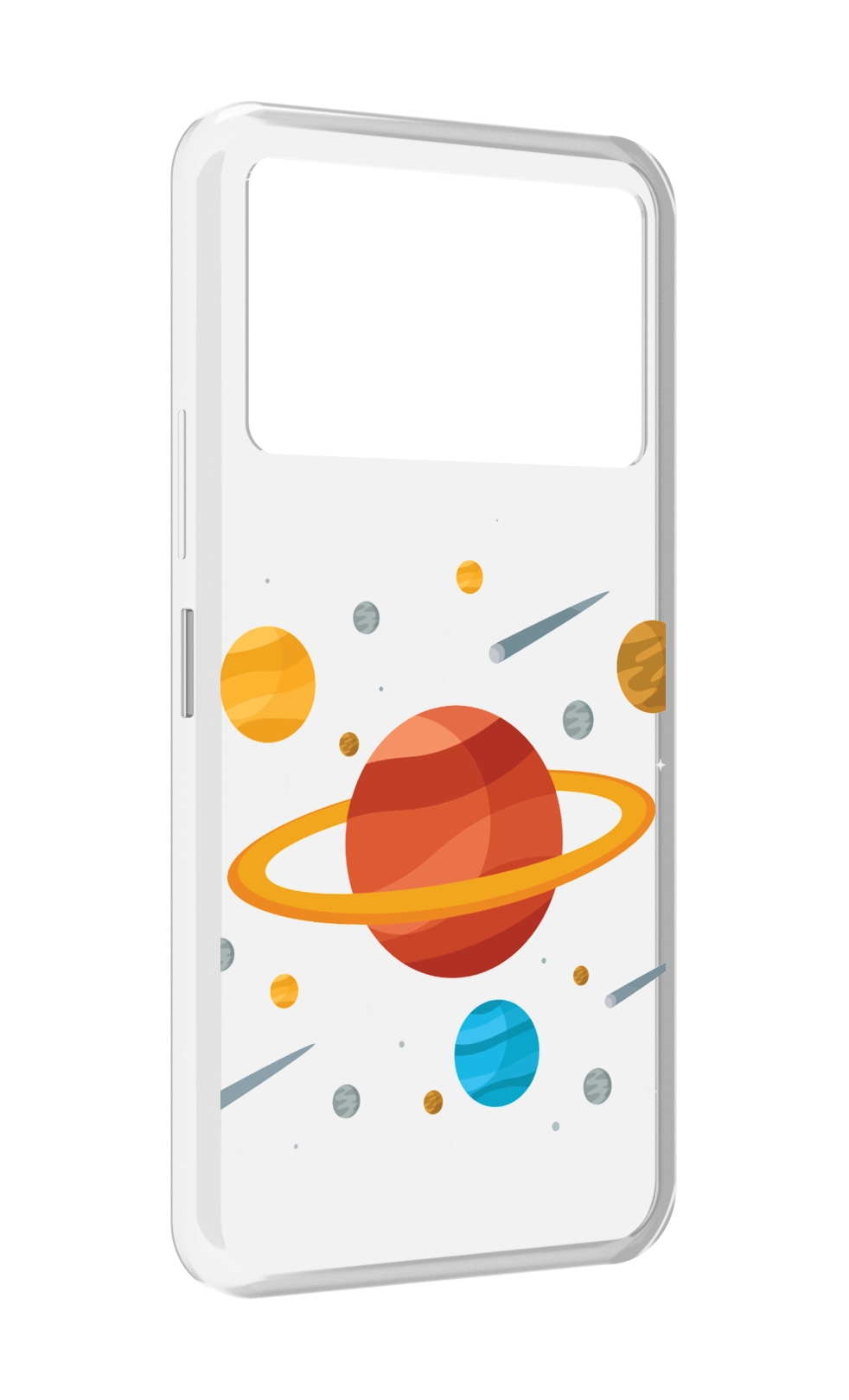 

Чехол MyPads Планета-Сатурн для Infinix NOTE 12 VIP (X672), Прозрачный, Tocco