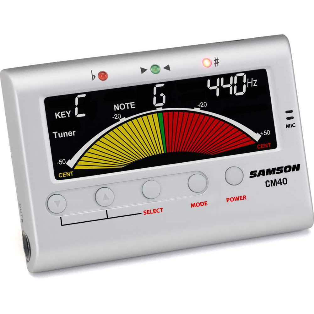 

Тюнер/метроном SAMSON CM40, Белый, CM40
