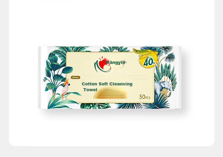 

Мягкие салфетки для лица из хлопка 20*20 см, 50 шт., SM100061013439