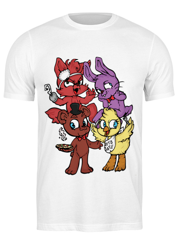 

Футболка мужская Printio Пять ночей у фредди (five nights at freddy’s) белая XL, Белый, Пять ночей у фредди (five nights at freddy’s)