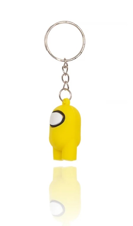 

Брелок для ключей силиконовый Among Us Brelok_AmongUs_Yellow, Brelok AmongUs Yellow