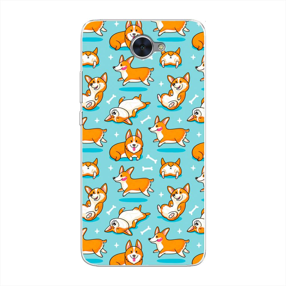 

Чехол Awog "Веселые корги" для Huawei Y7