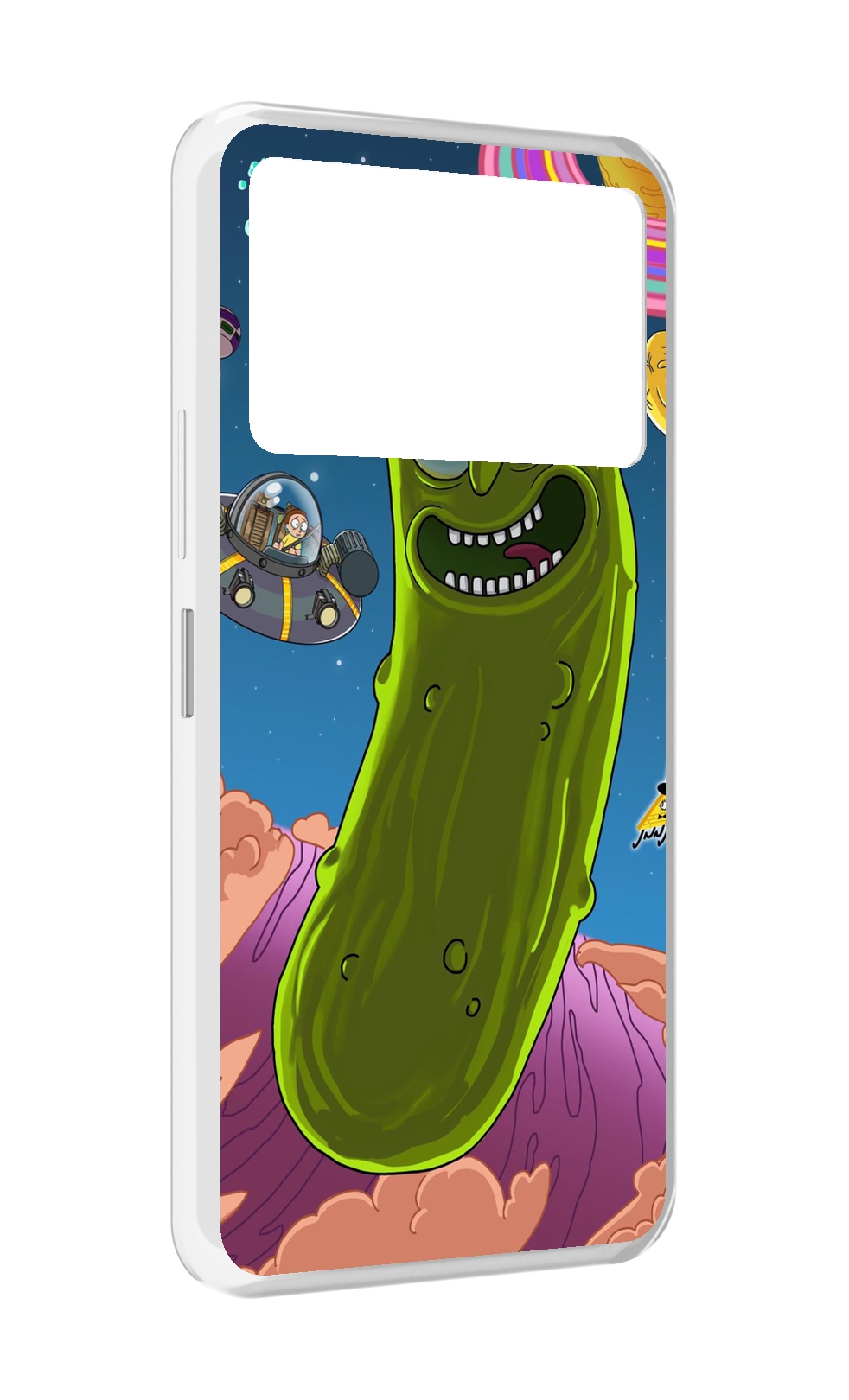 

Чехол MyPads Рик огурец для Infinix NOTE 12 VIP (X672), Прозрачный, Tocco