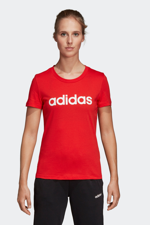 фото Футболка женская adidas du0631 красная m