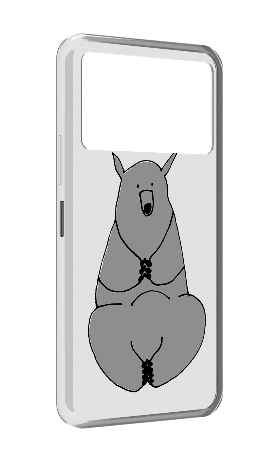 

Чехол MyPads Серый медведь для Infinix NOTE 12 VIP (X672), Прозрачный, Tocco