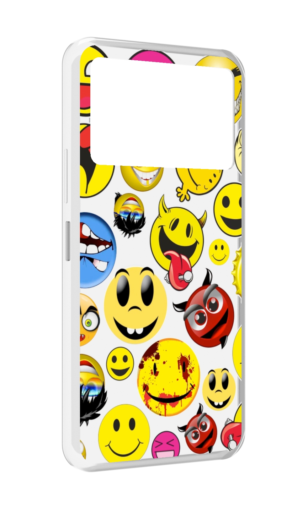

Чехол MyPads Смайлики для Infinix NOTE 12 VIP (X672), Прозрачный, Tocco