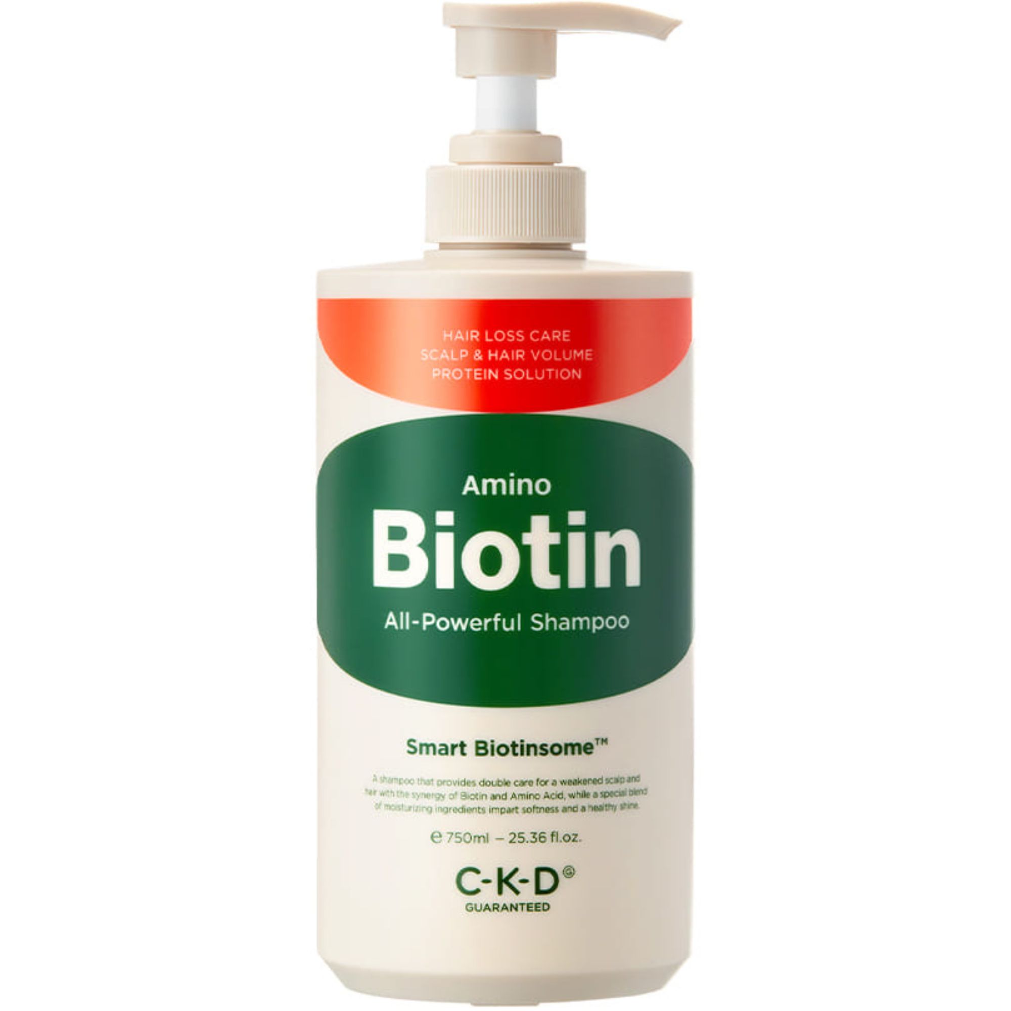 Шампунь CKD Guaranteed против выпадения с биотином Amino Biotin All-Powerful 500 мл