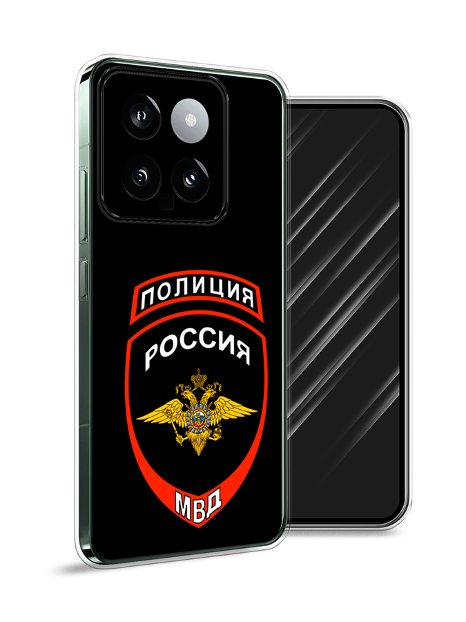 

Чехол Awog на Xiaomi 14 "Полиция шеврон", Черный;красный;белый, 320350-1