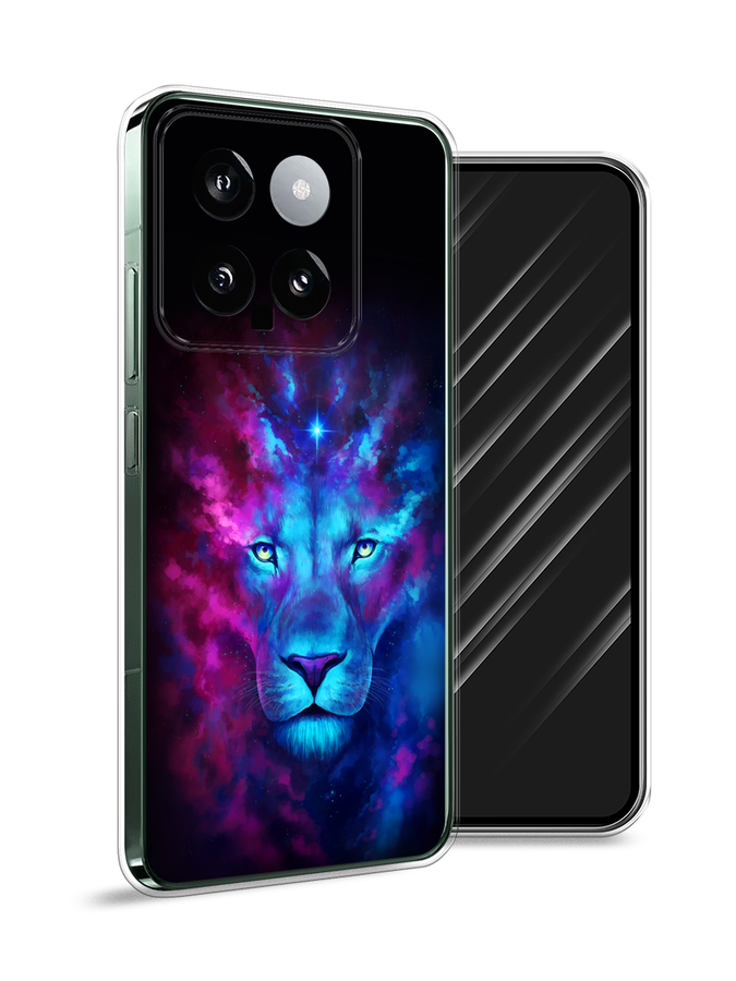 

Чехол Awog на Xiaomi 14 "Космический лев", Голубой, 320350-1