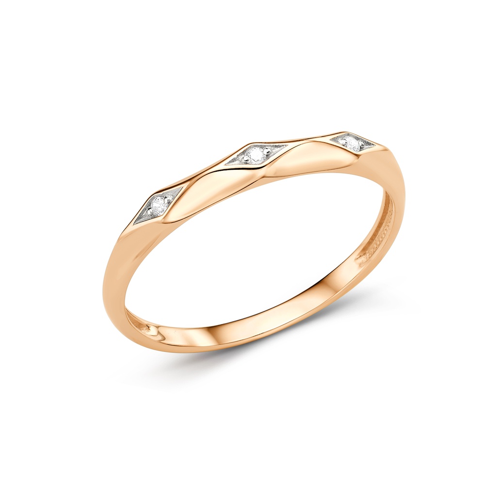 

Кольцо из золота р.  585Gold 301012365, фианит, 301012365