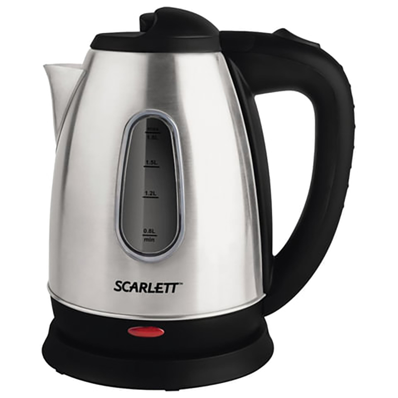 Чайник электрический Scarlett SC-EK21S20 1.8 л серебристый чайник scarlett
