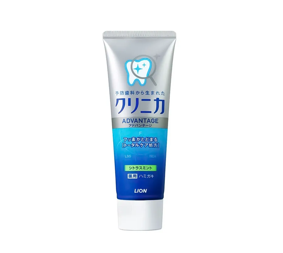 

Зубная паста Lion Clinica Advantage комплексного действия, цитрус и мята, 2 шт..х130 г