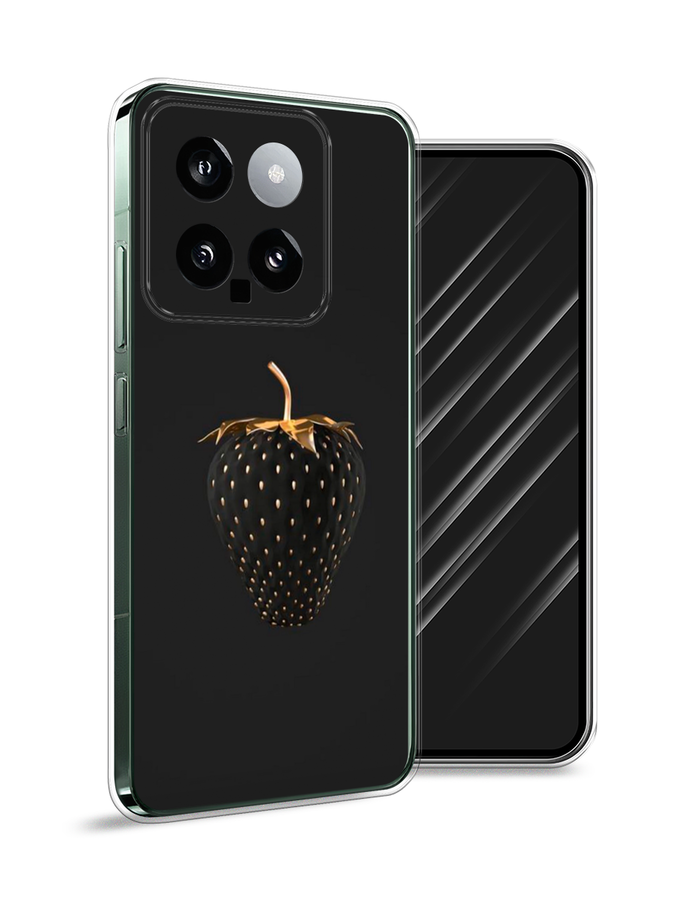 

Чехол Awog на Xiaomi 14 "Черно-золотая клубника", Черный;золотистый, 320350-1