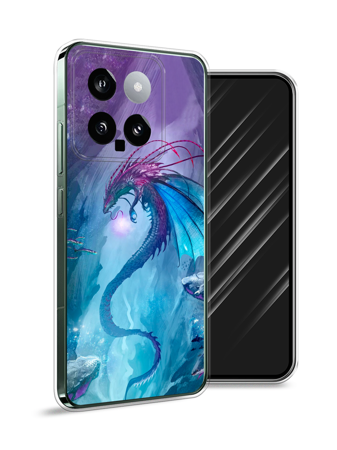 

Чехол Awog на Xiaomi 14 "Водный дракон", Голубой;фиолетовый;синий, 320350-1