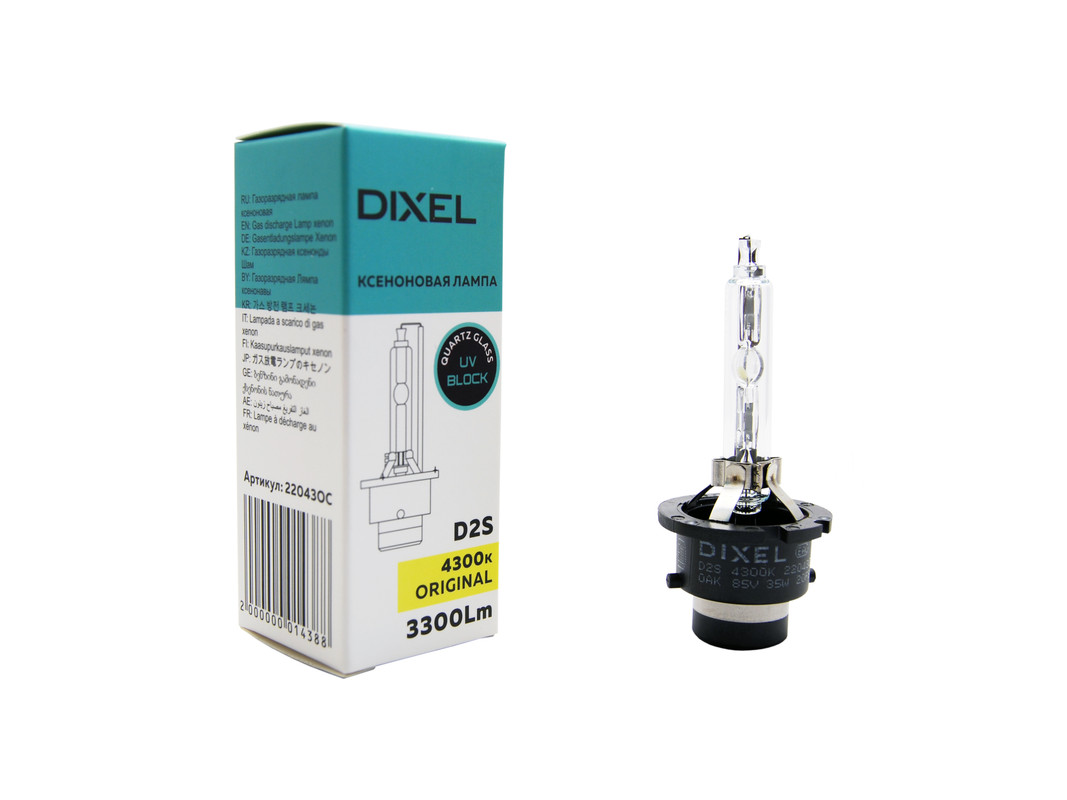 

Лампа ксеноновая для авто DIXEL D2S 4300K OС, 22043OC