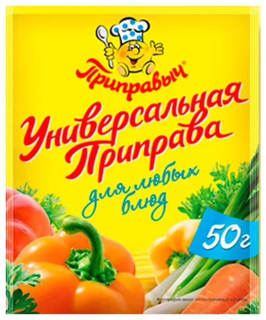 

Универсальная Для любых блюд приправа Приправыч, 50 г х 3 шт, приправа