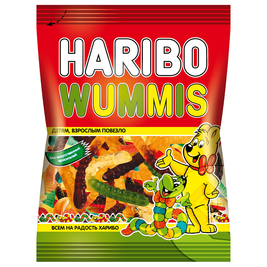 фото Мармелад haribo wummis червячки жевательный, 155 г