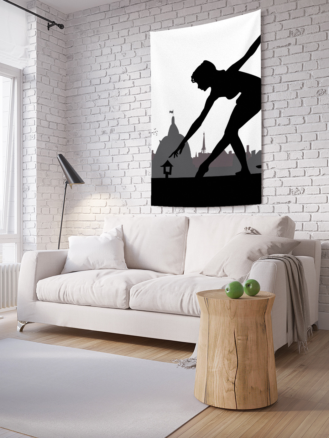 

Вертикальное фотопанно на стену JoyArty Танцы на крыше 150x200 см, Танцы на крыше