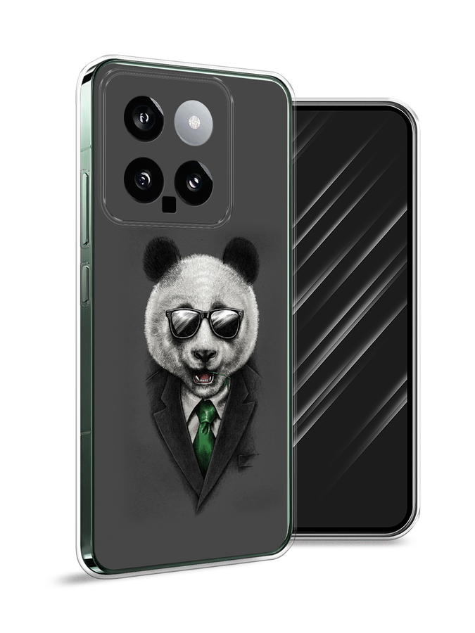 

Чехол Awog на Xiaomi 14 "Деловая панда", Серый;зеленый, 320350-1