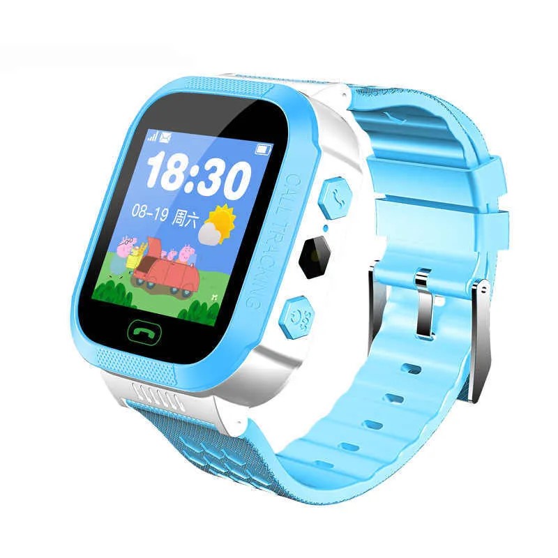 Детские смарт-часы Smart Baby Watch Q528 голубой голубой/голубой