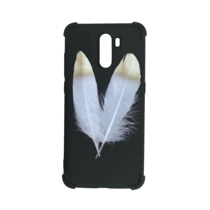 

Чехол Xiaomi Redmi 9 "Перо" (черный)