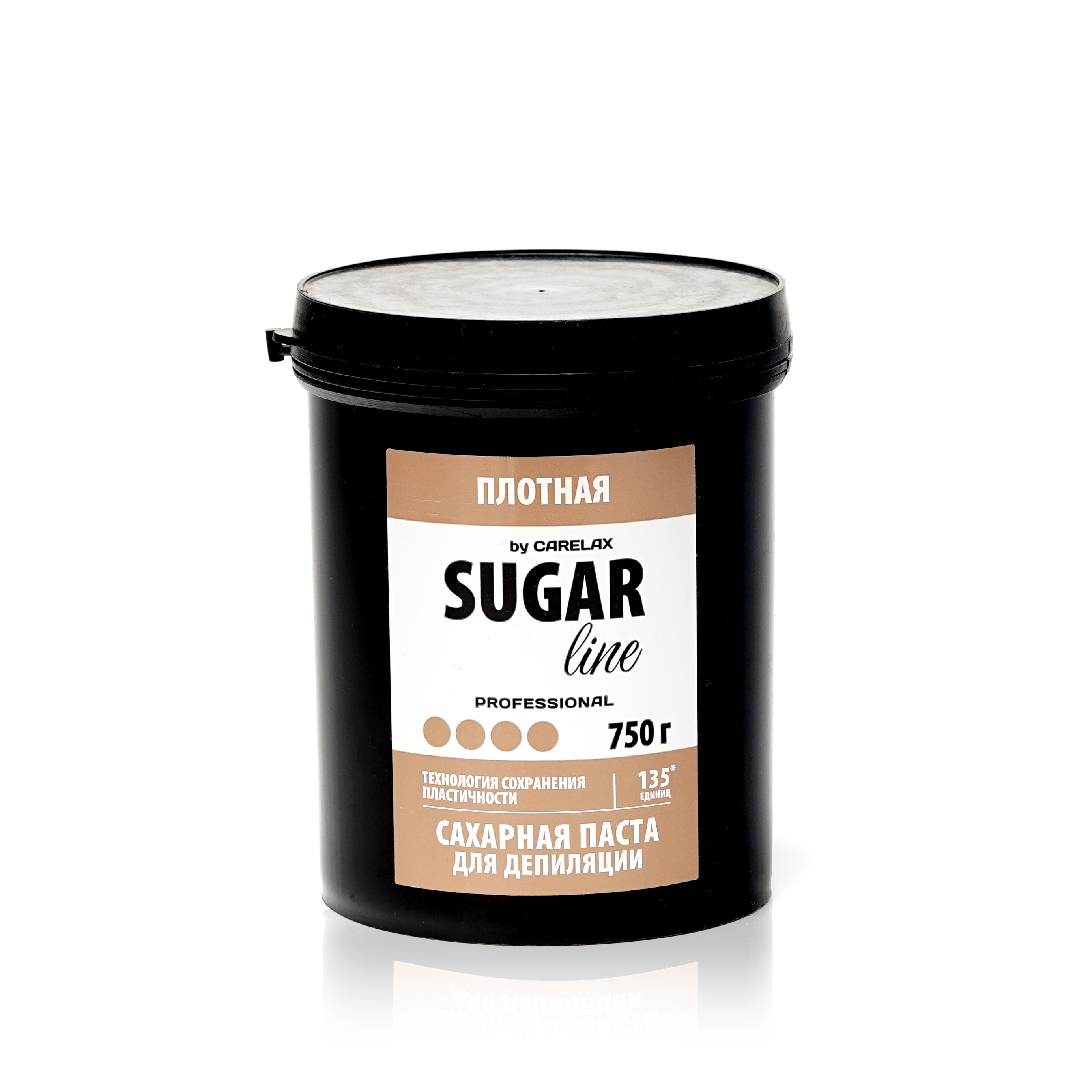 Сахарная паста для депиляции Carelax Sugar Line Плотная, 750 г sawa паста для шугаринга плотная с шунгитом 500