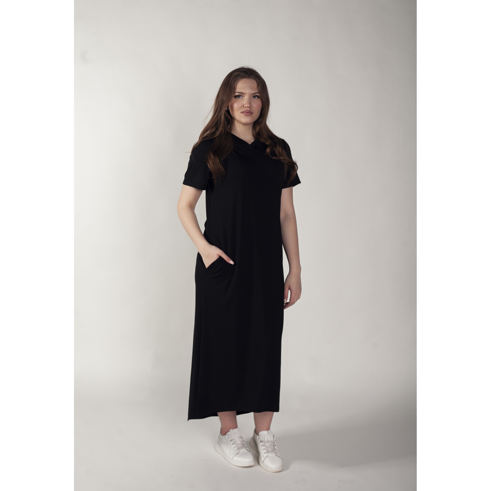 Платье женское Instance midi черное 56-58 RU