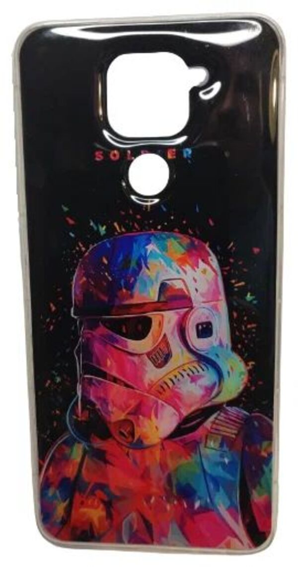 фото Чехол xiaomi redmi note 9 "цветной скафандр" nobrand