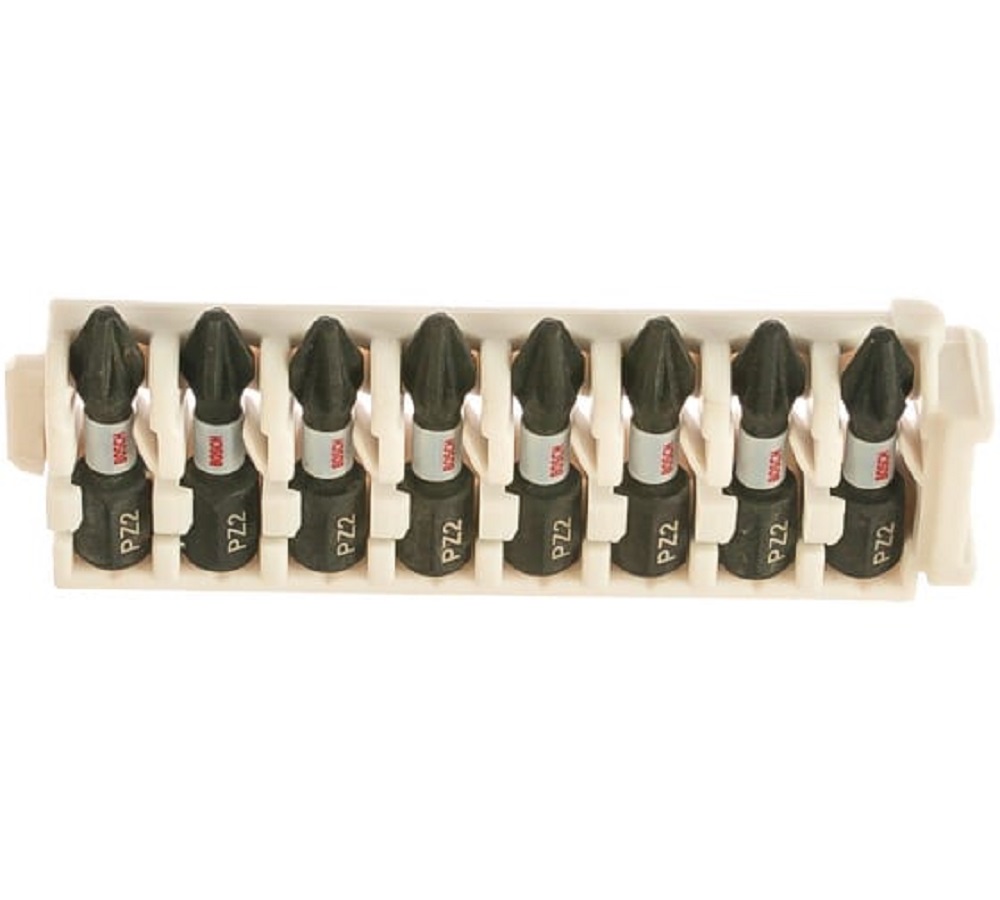 

Биты ударные Impact Control (PZ2; 25 мм) 8 шт. Bosch 2608522325