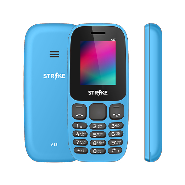 

Мобильный телефон Strike A13 Blue, A13 Blue