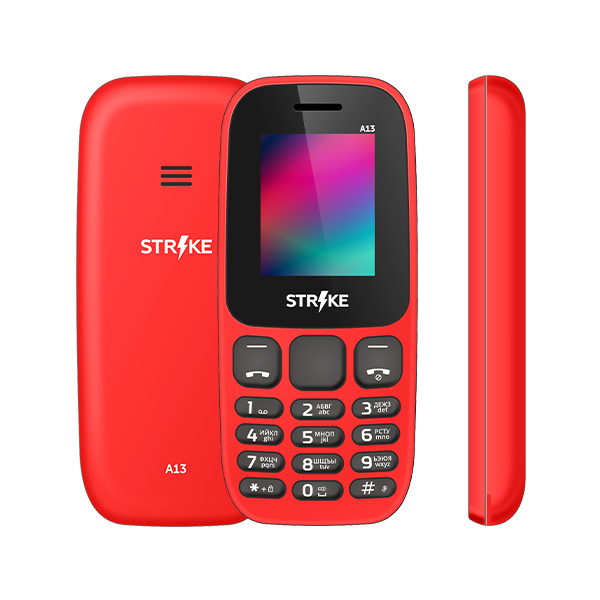 

Мобильный телефон Strike A13 Red, A13 Red