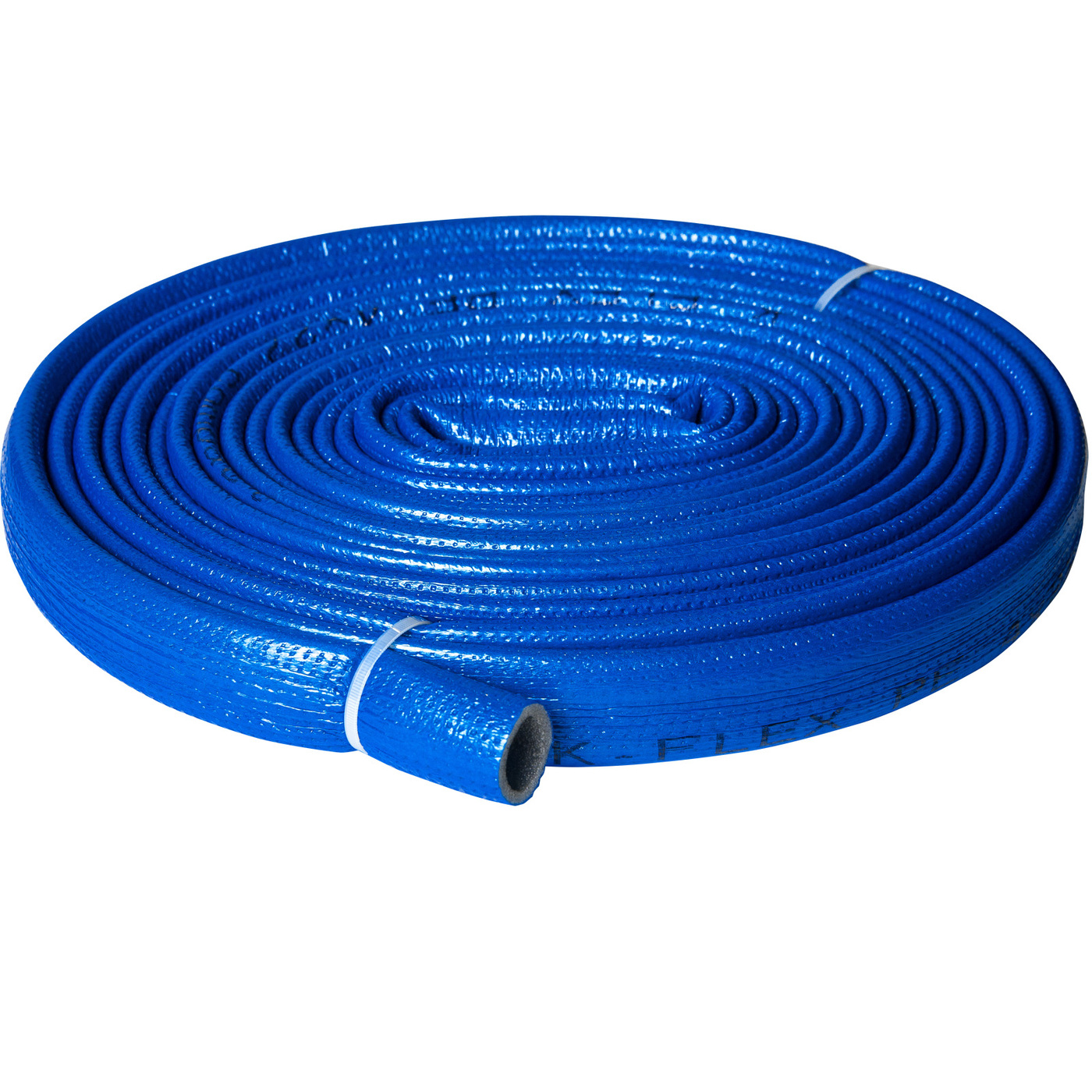 Теплоизоляция для труб K-FLEX PE COMPACT в синей оболочке 28/4 бухта 10м двойная водорозетка для труб из сшитого полиэтилена pex qe one plus