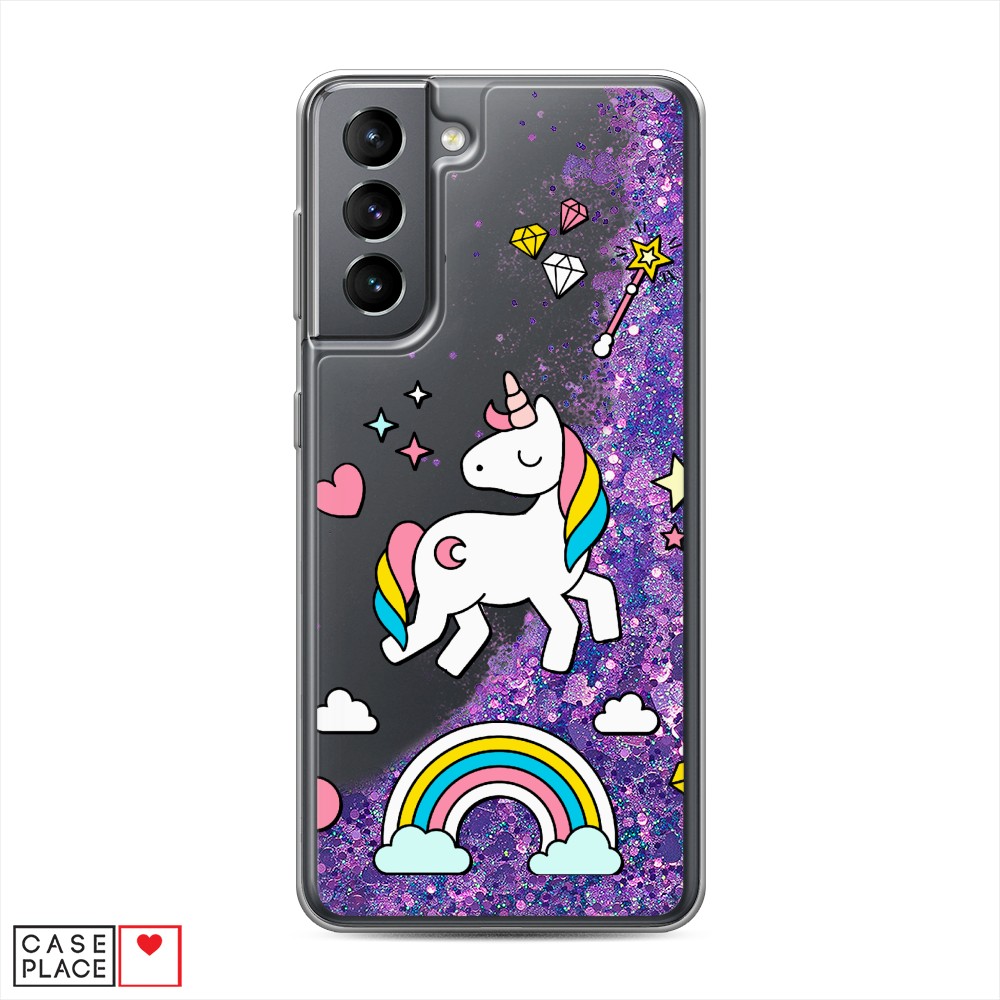 

Чехол Awog на Samsung Galaxy S21 / Самсунг S21 "Принцесса единорог", Разноцветный, 2101892-1