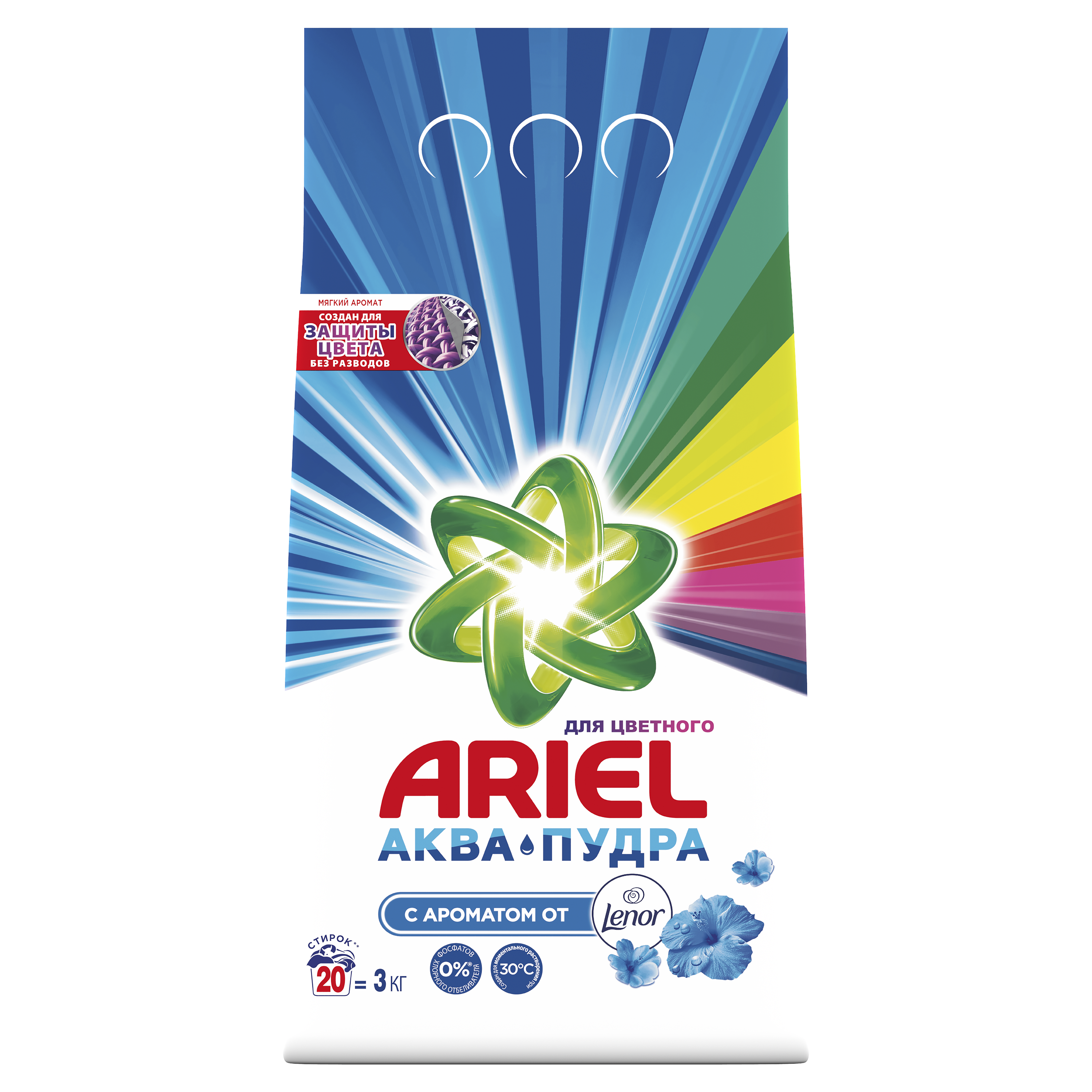 фото Порошок для стирки ariel touch of lenor fresh автомат 3 кг