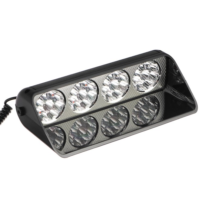 

Сигнальный стробоскоп под лобовое стекло 36 LED, 12В, 15 режимов, красно-синий, Красный;синий