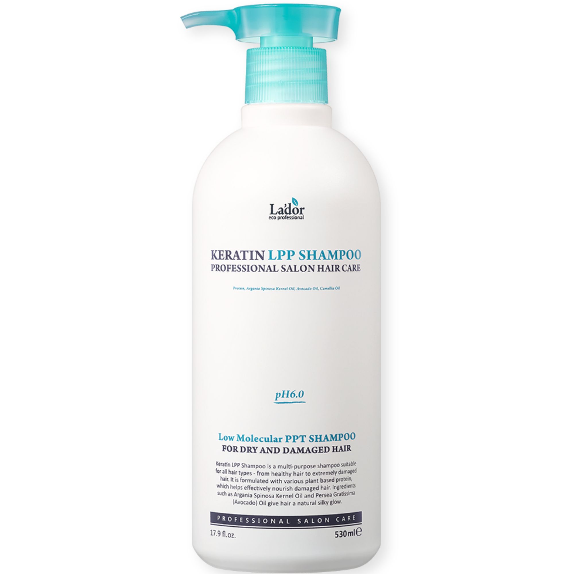 

Шампунь Lador безщелочной кератиновый pH 6 Keratin LPP shampoo 530 мл